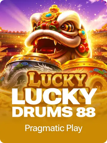 Lucky Drums 88 tile on the Housebets slots grid